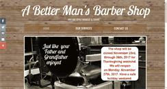 Desktop Screenshot of abettermansbarbershop.com